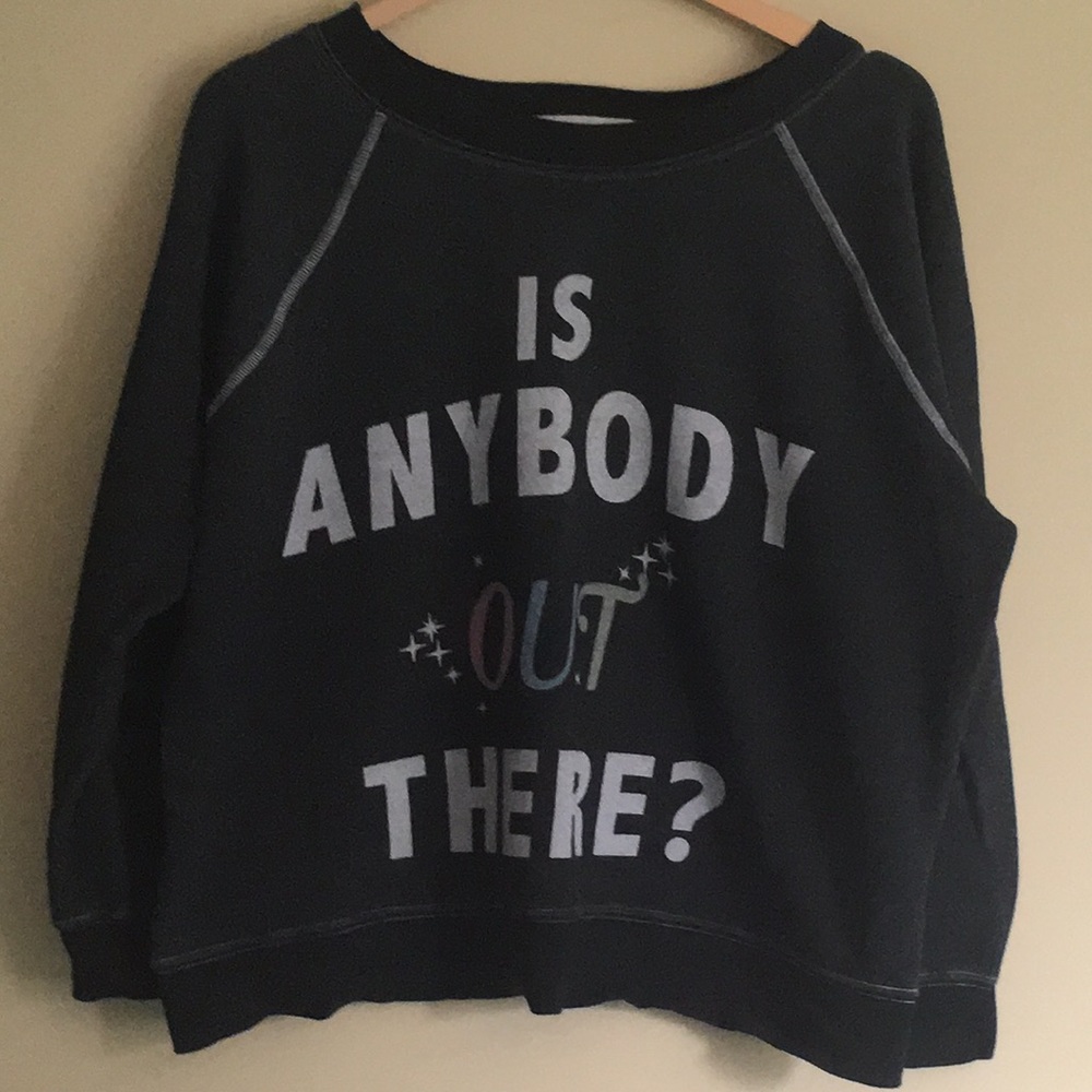 Wildfox IS ANYBODY OUT THERE KIM'S SWEATER - Picture 6 of 10